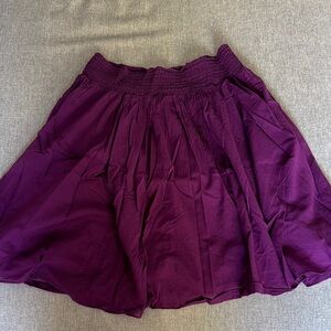 Club Monaco Cotton Purple Women's Skirt